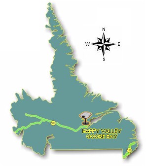 Location of Happy Valley Goose Bay Camera